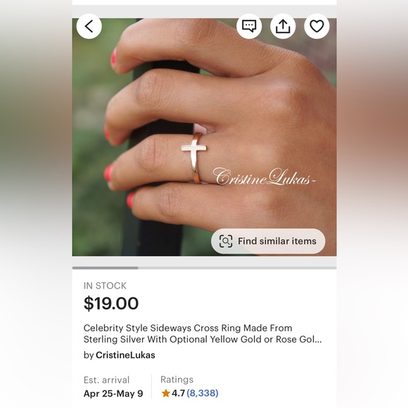 Cross ring - Picture 1 of 4